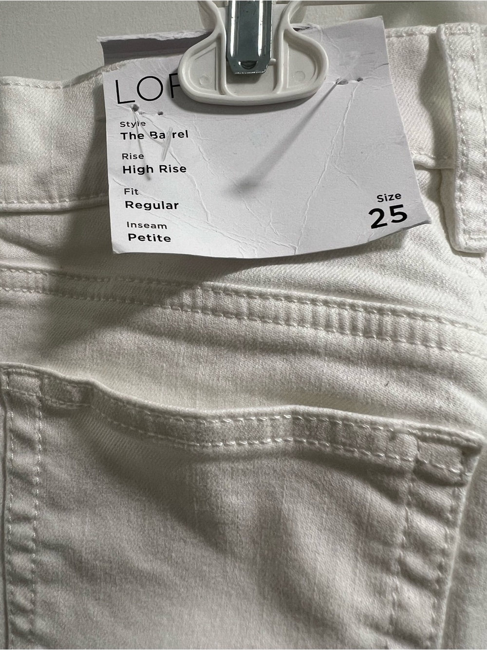 LOFT Jeans - The Barrel High Rise size 25